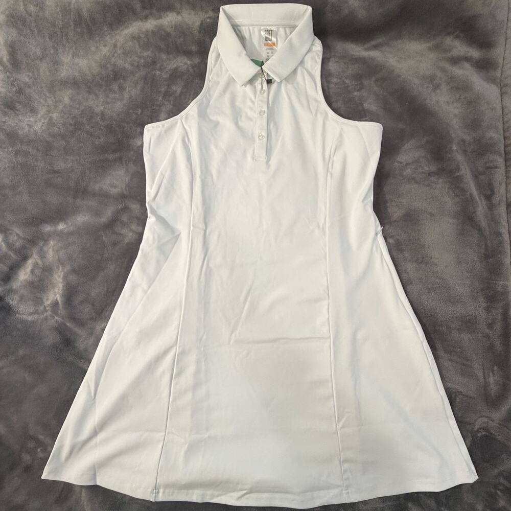 SDBT Women's White Athletic Skort XL UPF 50+ OEKO-TEX Golf Tennis Short